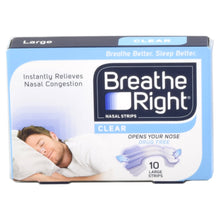 Load image into Gallery viewer, Breathe Right Nasal Strips LARGE (10 Pack)
