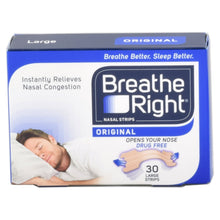Load image into Gallery viewer, Breathe Right Nasal Strips LARGE (30 Pack)
