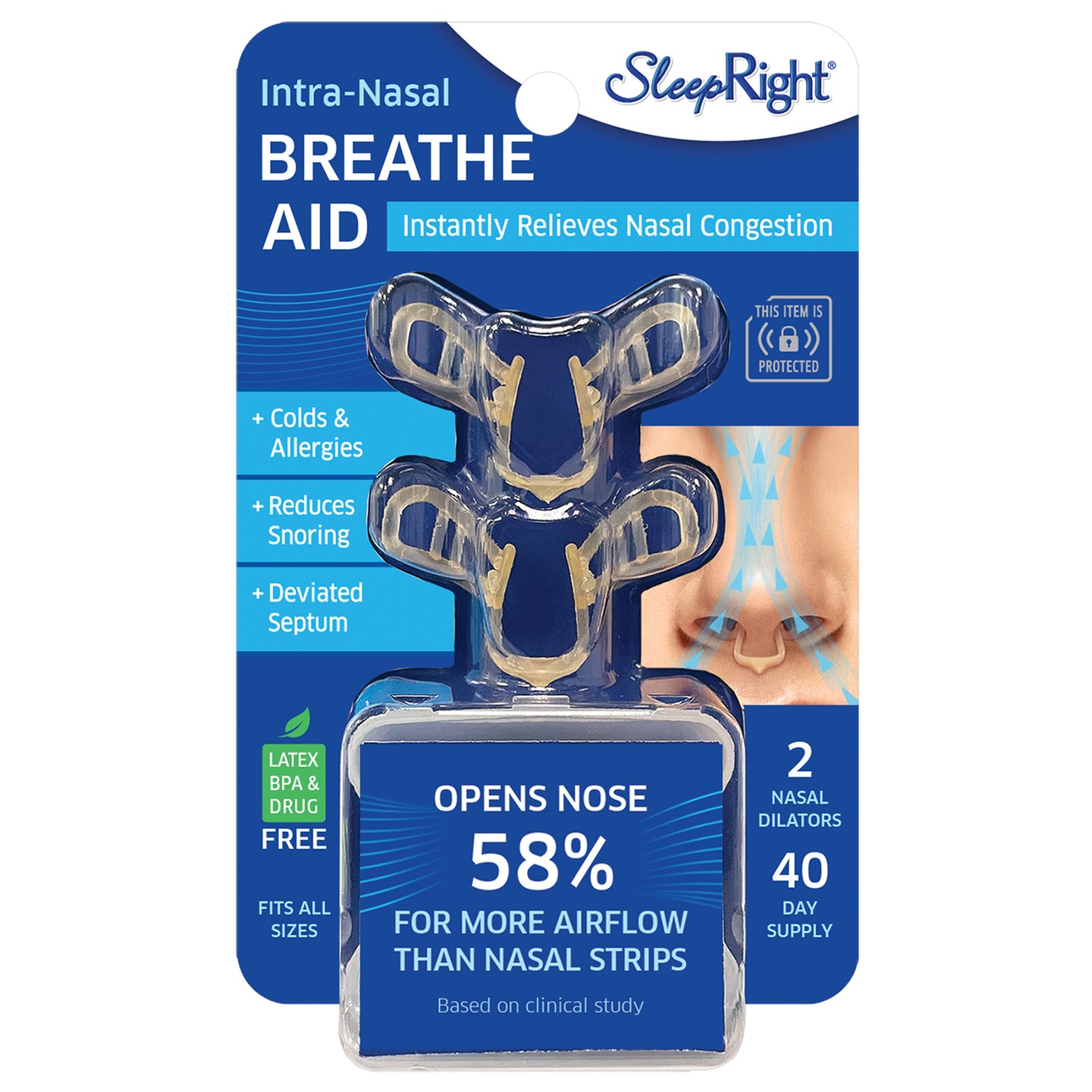 SleepRight Nasal Breathe Aid (2 Pack)