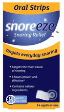 Load image into Gallery viewer, Snoreeze Oral Strips - 14 Applications
