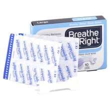 Load image into Gallery viewer, Breathe Right Nasal Strips LARGE (10 Pack)
