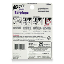 Load image into Gallery viewer, Mack&#39;s Slim Fit Soft Foam Ear Plugs
