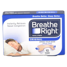 Load image into Gallery viewer, Breathe Right Nasal Strips S/M (10 Pack)
