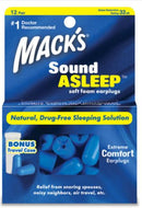 Mack's  Sound Asleep Earplugs x 12 Pair