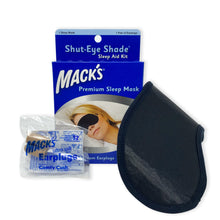 Load image into Gallery viewer, Mack&#39;s Premium Sleep Mask with Soft Foam Earplugs

